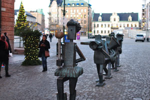 The “Optimists Orchestra” sculpture