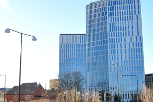 The Malmö Live skyscrapers
