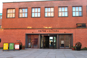 This is the entrance to the Malmö art museum