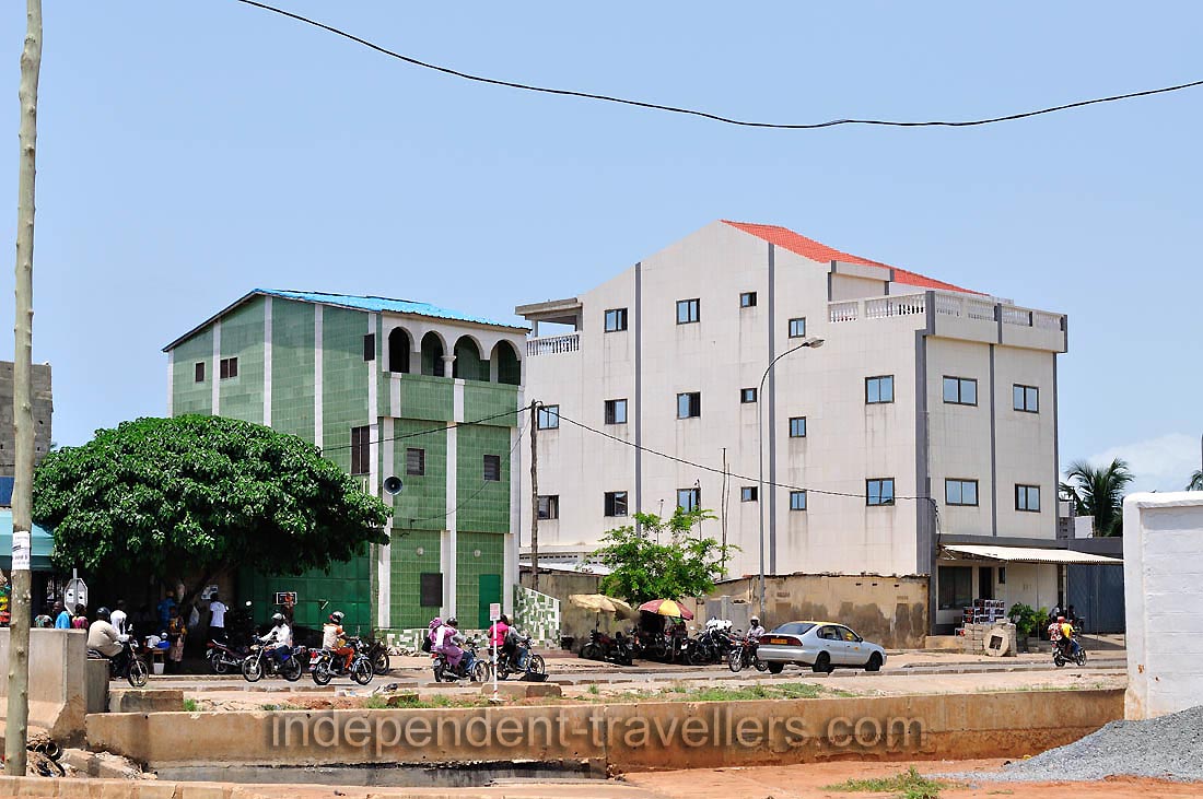 Buildings are on the Avenue Maman N'Danida