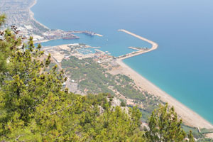 Antalya Free Trade Zone as seen from the observation platform