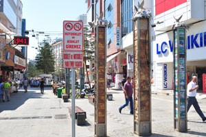 Şarampol street is only for pedestrians