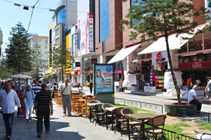 A bustling Şarampol street