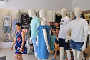 At the entrance to LC Waikiki “Şarampol” clothing store