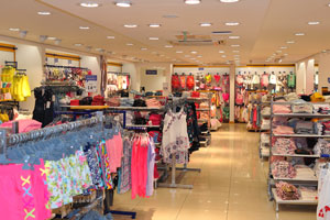 This floor inside LC Waikiki “Şarampol” clothing store is for the girls