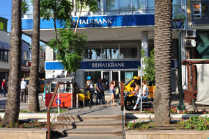 Halkbank is on Atatürk boulevard