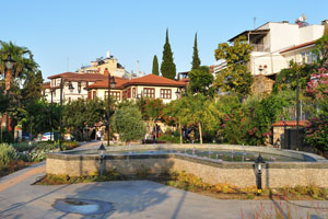 The fountain is in Kecili Park
