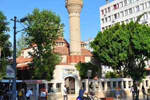 The Karakas Cami mosque is on Atatürk boulevard
