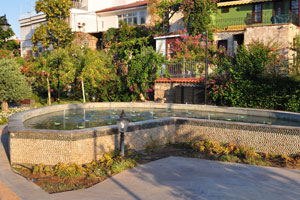 The exotic fountain is in Kecili Park