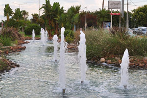 This fountain is located at 36.884863, 30.680302 on Tarik Akiltopu street near the Heritage tram end point
