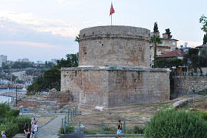 The Hidirlik Tower as seen from the Panorama terrace