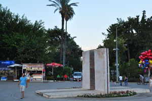 The monument of Nazim Hikmet was created in 2010 on the 47th anniversary of the poet's death