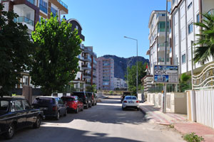 The apartment we rented in Konyaalti is located on 212 street