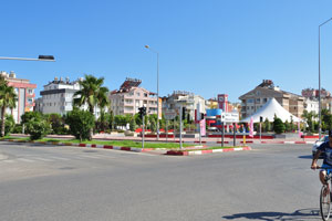 Park Matrushka as seen from the roundabout