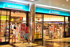 Watsons cosmetics store