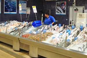 Fish is available in 5M Migros hypermarket