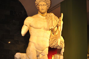 The marble statue of Hermes from the 2nd century AD was found in Perge
