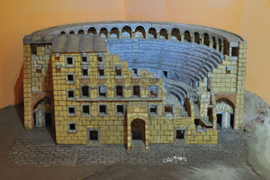 The model of Aspendos is in the Children's section