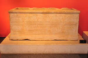 The Sarcophagus of Champion from the 3rd century AD was found in Patara
