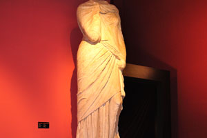 The marble sculpture of a Woman from the Hellenistic Age was found in Limyra
