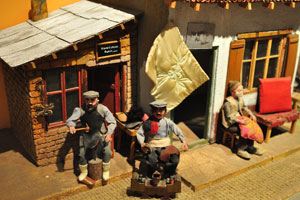 One of the models with people miniatures in the Children's section
