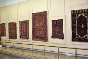 Turkish carpets are in the hall of the Turkish - Islamic Period Works