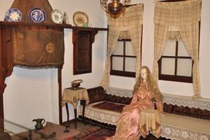 An interior of an ancient Turkish house