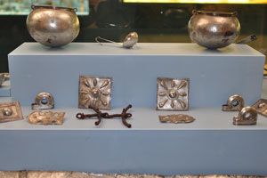 Metal artifacts from the Classic Period Hall