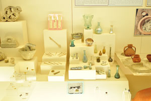 Glass vessels from Perge