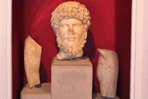 The statue of Emperor Lucius Verus from the 2nd century AD was found in Perge