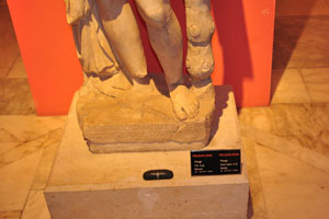 The information plate reads “Harpocrates, Perge, 2nd century AD”