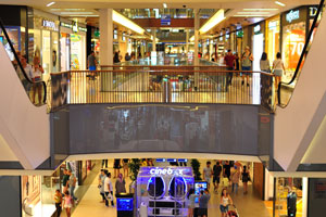 Three tiers of TerraCity Shopping Centre