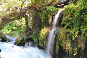 Upper Düden Waterfalls is set in a pretty valley