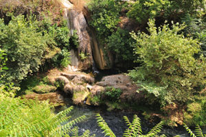 In this part of Upper Düden Waterfalls you may observe absence of water in August time