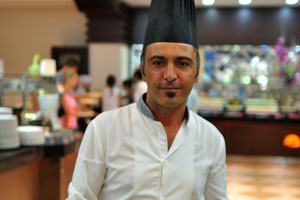 This is one of the chefs of the Sultan restaurant