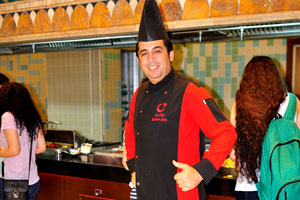 This is the main chef of the Sultan restaurant