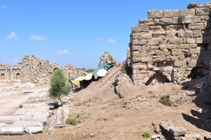Turkish archaeologists have been excavating Side since 1947 and intermittently continue to do so