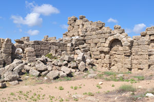 This is a wall near Devlet Agorası historical place