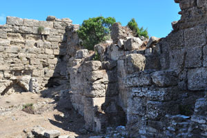Ruins near Devlet Agorası historical place