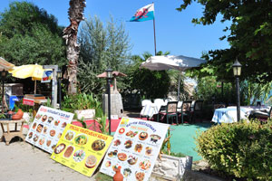 The Guven restaurant features vegetarian meals