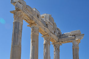 The Temple of Apollo close-up view