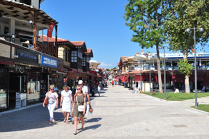 Liman street is the main bustling street of Side