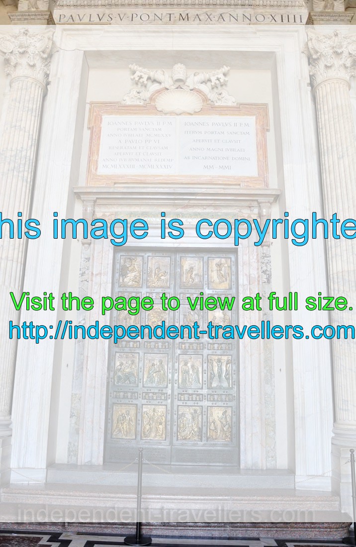 The Holy Door of St. Peter's Basilica was created by Vico Consorti (1902-79)
