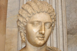 Bust of a Severan princess is in the Sala Rotonda
