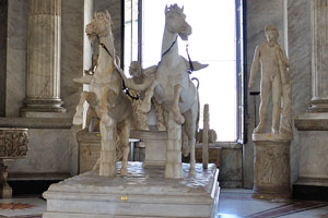 The Hall of the Chariot: The Marble chariot