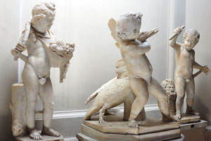 Gallery of the Candelabra: The statue of a boy strangling a goose