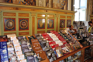 A small book shop is in the Vatican Apostolic Library