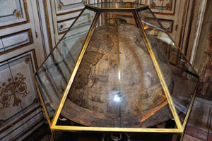 The other side of old world globe is in the Vatican Apostolic Library