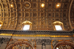 The vault of St. Peter's Basilica