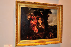 Pinacoteca art gallery, Room XI: The Sacrifice of Issac by Ludovico Carracci